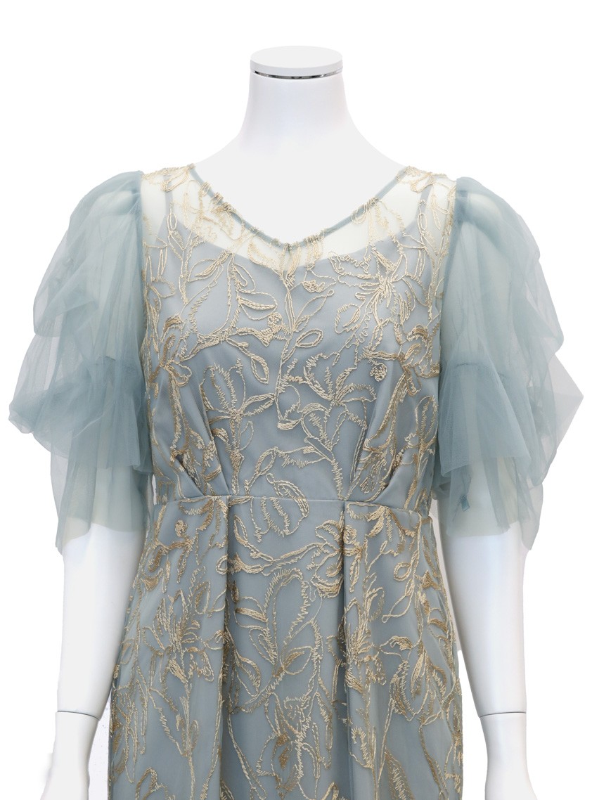 フルーフィスリーブペンシルワンピース の画像10