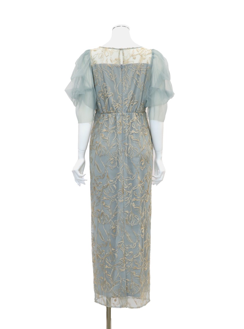 フルーフィスリーブペンシルワンピース の画像9