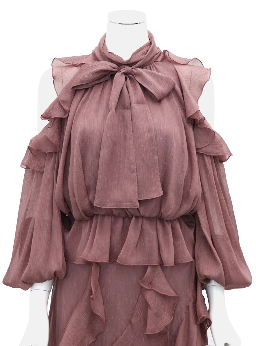【SNIDEL】ラッフルフリルシフォンセットアップ の画像10