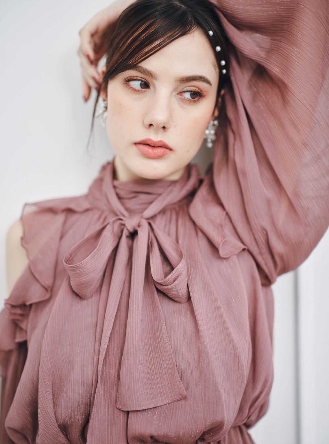 【SNIDEL】ラッフルフリルシフォンセットアップ の画像6