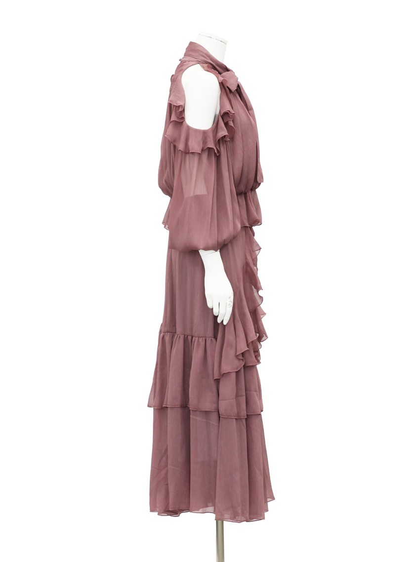 【SNIDEL】ラッフルフリルシフォンセットアップ の画像8