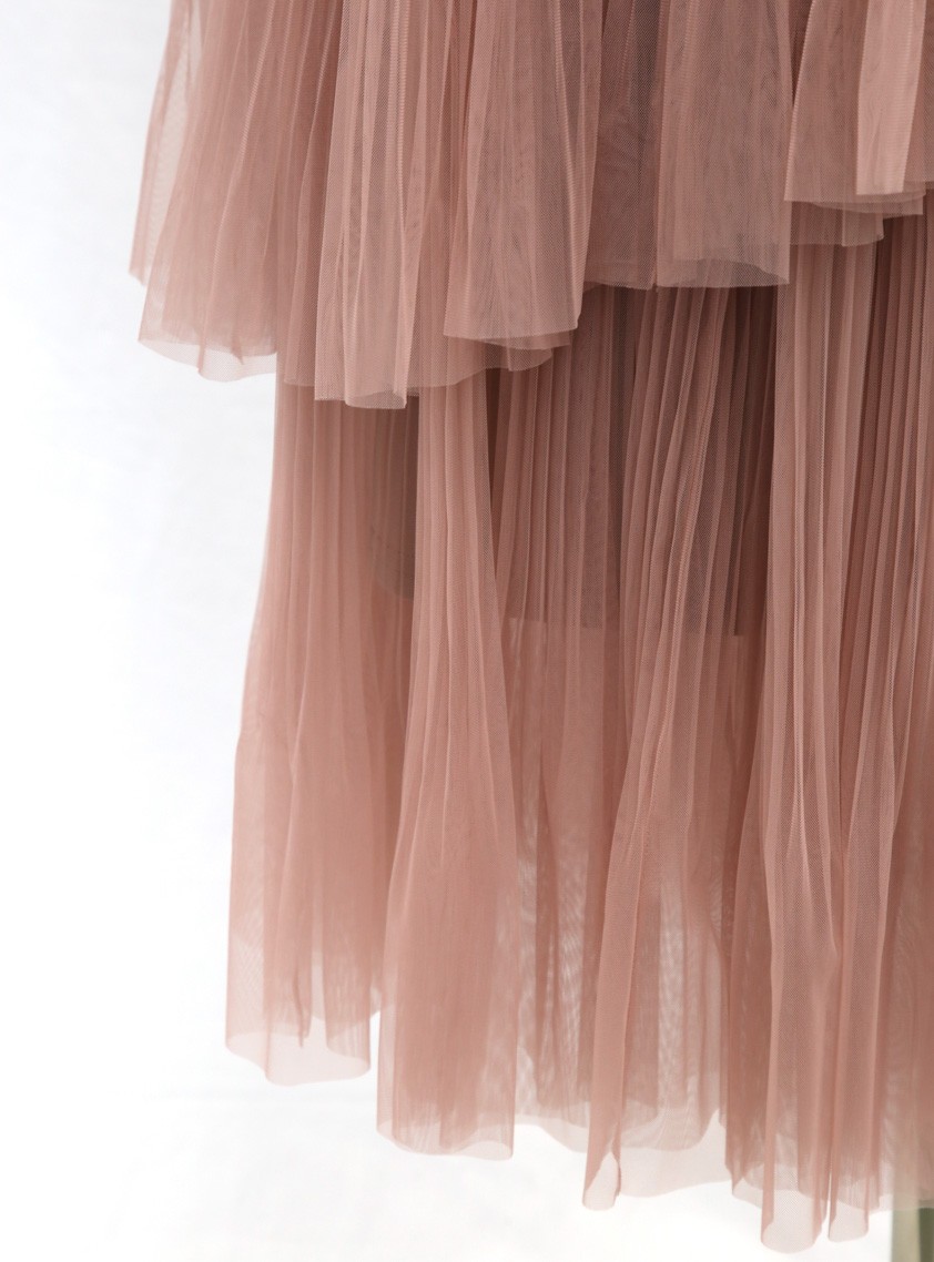 【SNIDEL】Sustainableティアードチュールワンピース の画像11