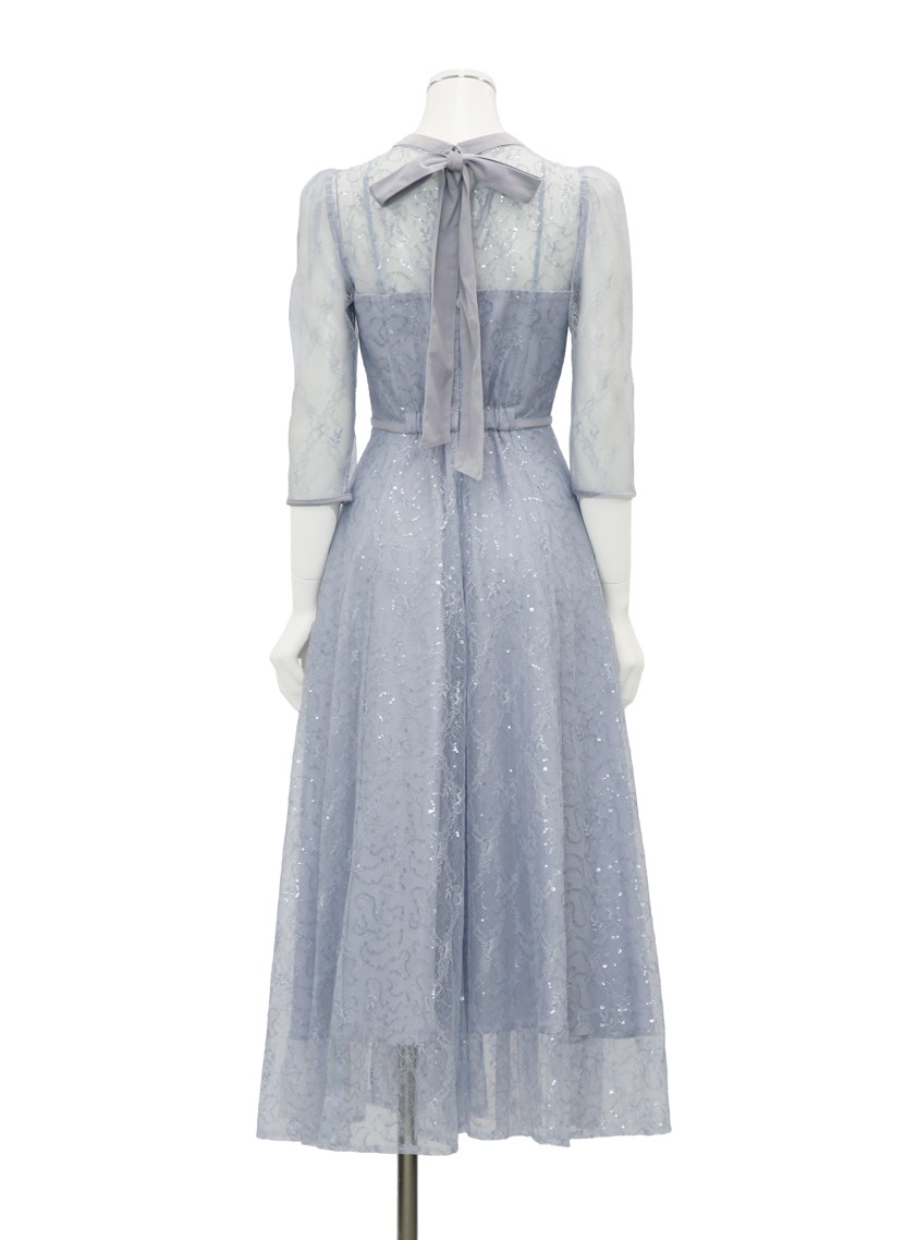 【SNIDEL】スパークルレースワンピース の画像9