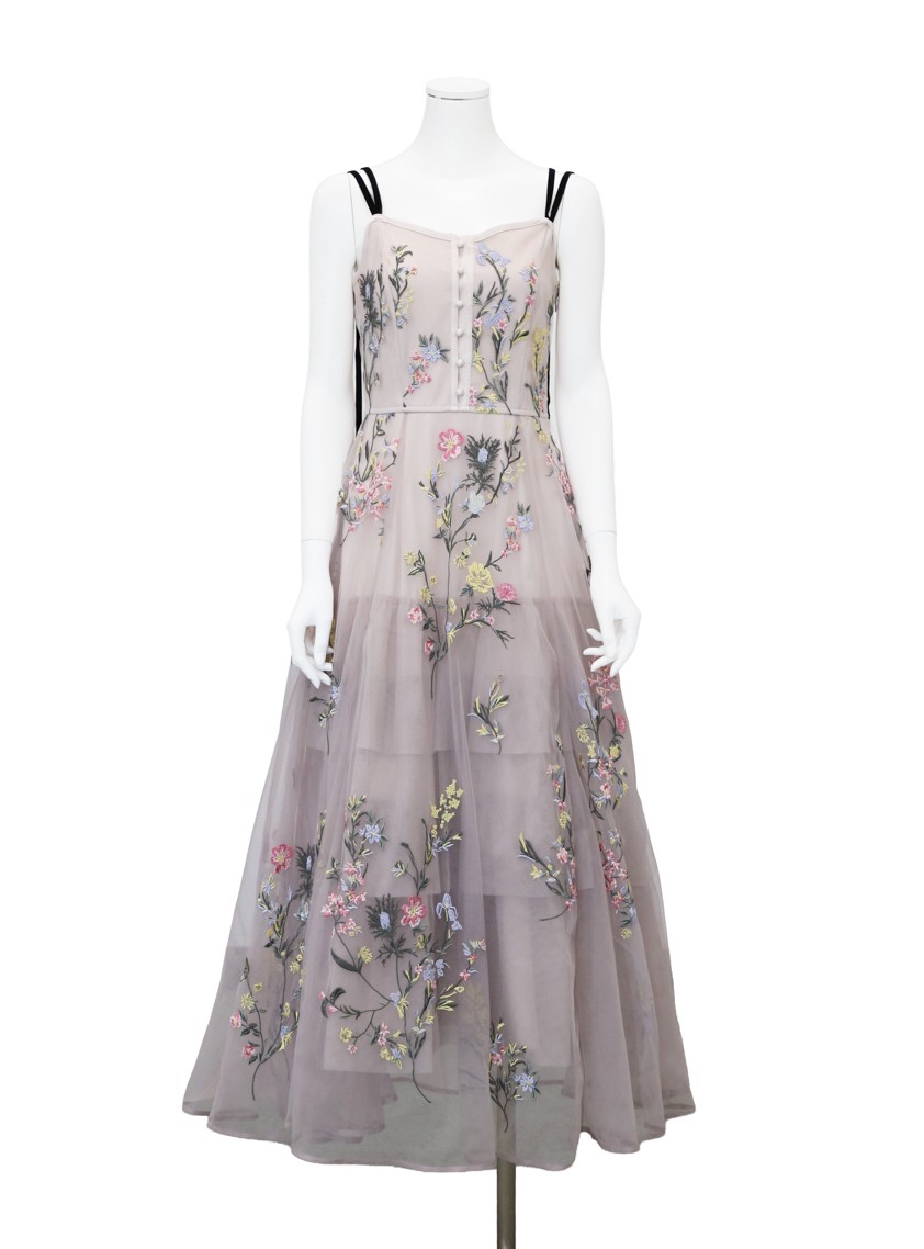 【SNIDEL】エンブロイダリーチュールドレス の画像7