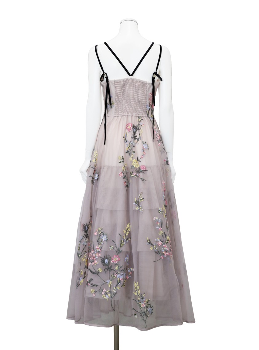 【SNIDEL】エンブロイダリーチュールドレス の画像9