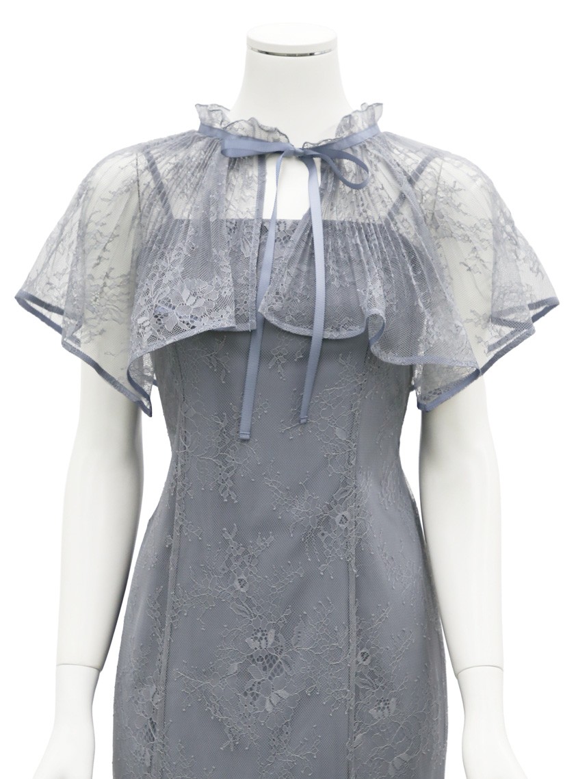 【SNIDEL】レースケープセットマーメイドワンピース の画像4