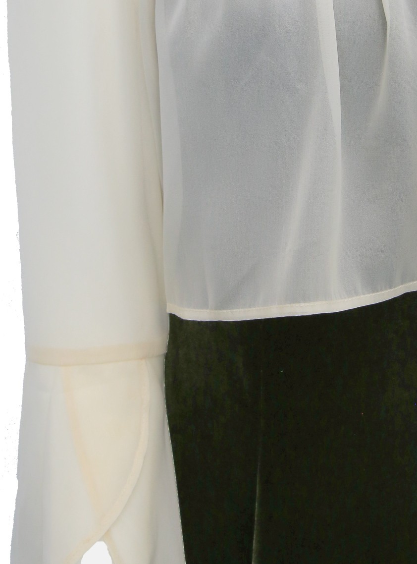 2wayシフォントップスベロアワンピース の画像11