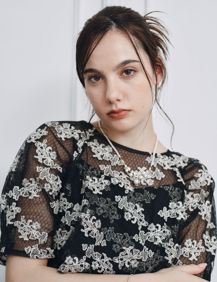 2wayハニカムチュールワンピース の画像6