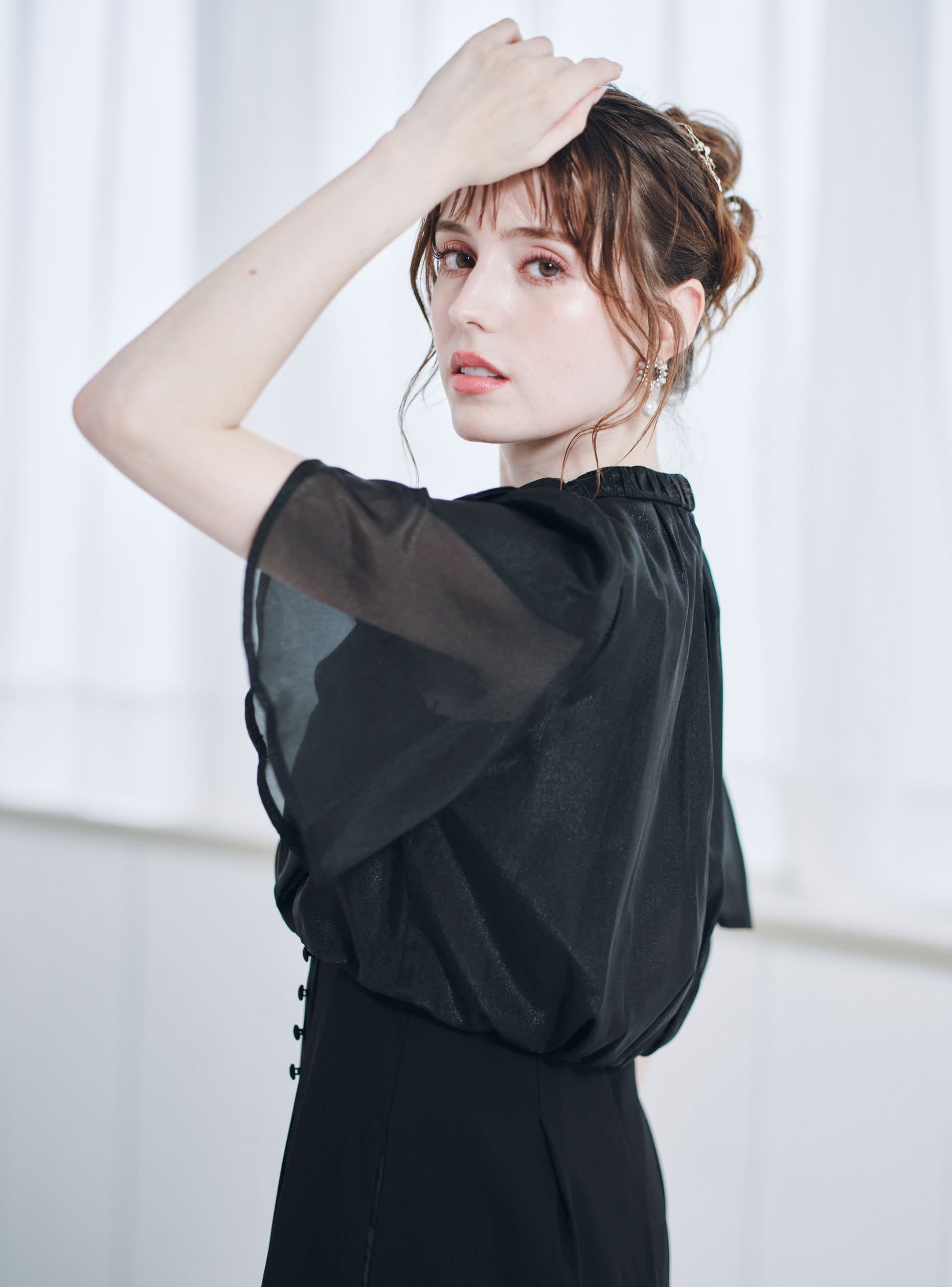 ドレープリボンオールインワンワイドパンツ の画像5