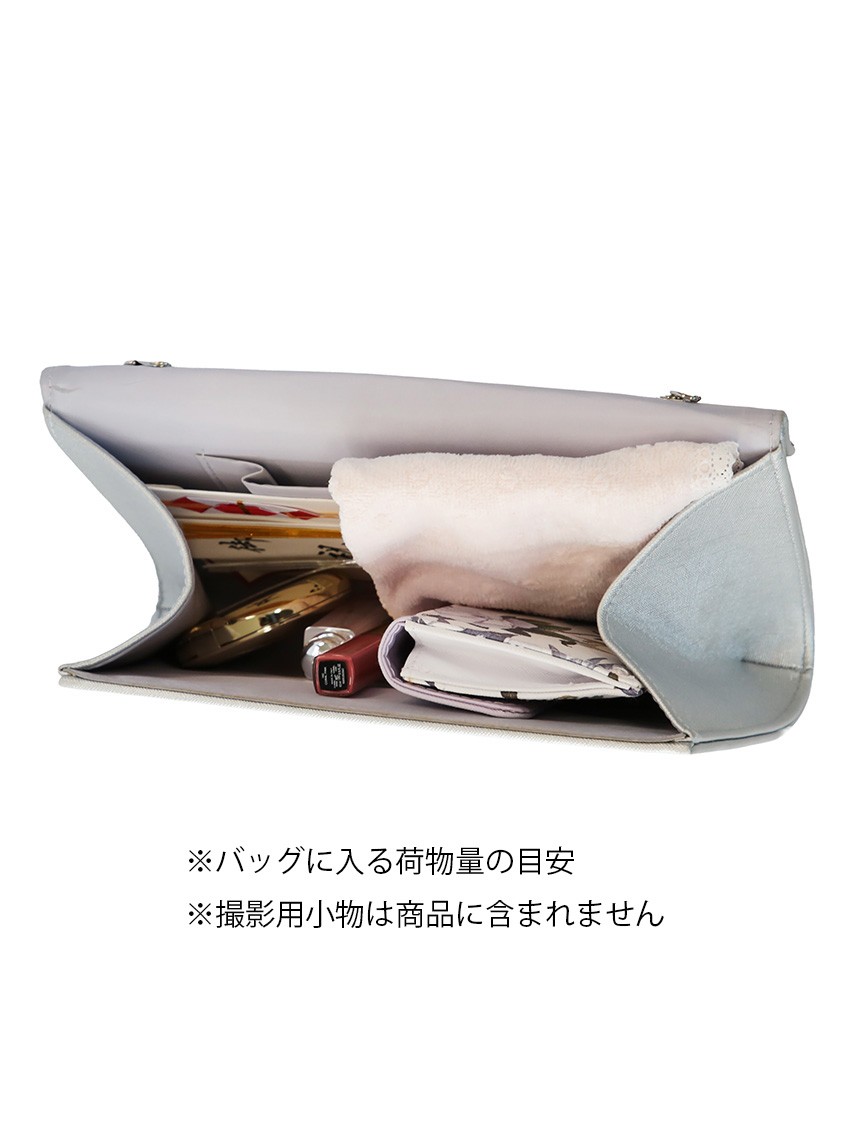 フェイクレザーレター型クラッチバッグ の画像4