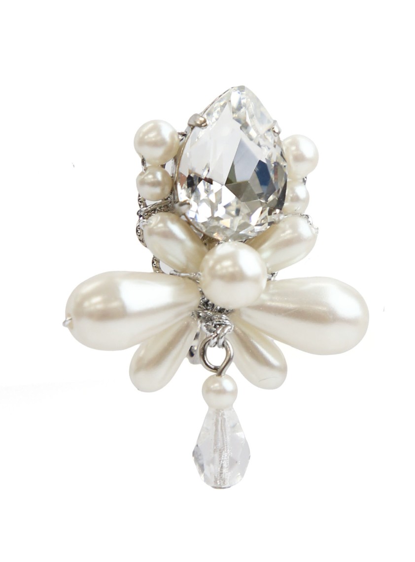 ビジュー＆パールイヤリング の画像2