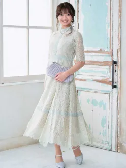 袖あり配色レース
ハシゴ切り替え
ワンピース