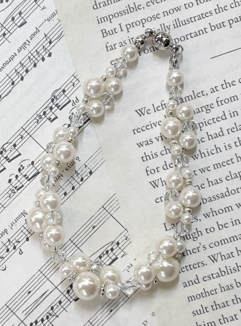 パールビジュー付きブレスレット の画像1