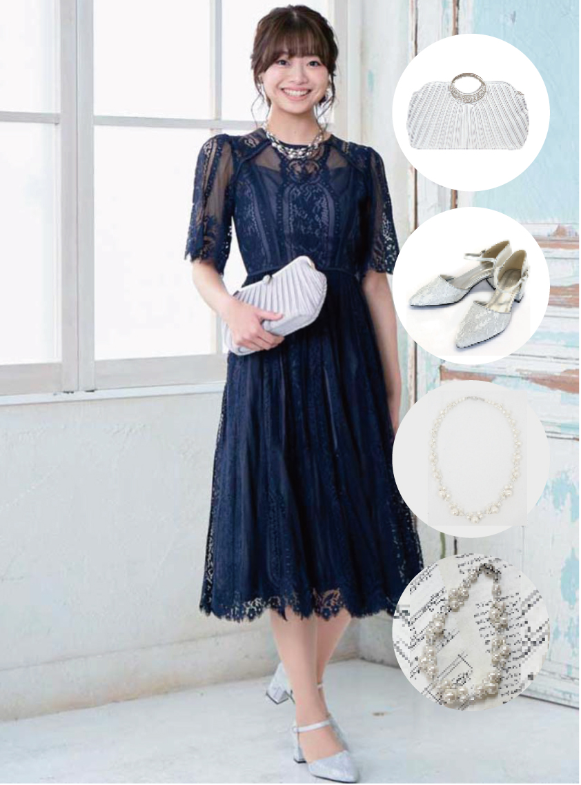 はじめての結婚式参列はこれで間違いない!(ブルべ冬×骨格ナチュラル) の画像1